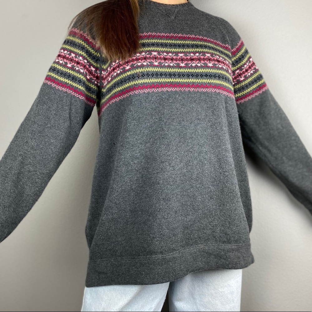 EDDIE BAUER OVERSIZED GRANDPA SWEATER